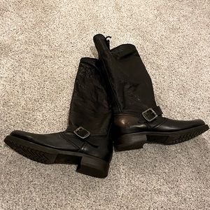 NEW Frye Veronica slouch tall biker boots 8.5